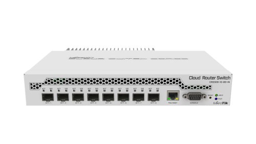 Switch 1x RJ45 1000Mb/s, 8x SFP+ MikroTik CRS309-1G-8S+IN