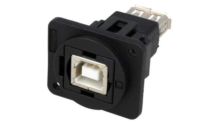 Łącznik USB A - USB B 2.0 FT plastik CP30207NX