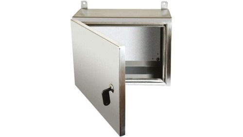 Szafka ścienna rozdzielcza, materiał: Stal nierdzewna 316, IP69K, 400 x 600 x 200mm, RS PRO