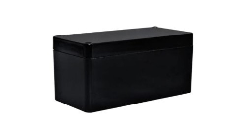 Obudowa ogólnego użytku Czarny IP66 Neopren, 110 x 75 x 75mm, RS PRO