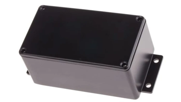 Obudowa ekranowana Czarny z kołnierzem IP66 Neopren, 139.6 x 63.8 x 55mm, RS PRO