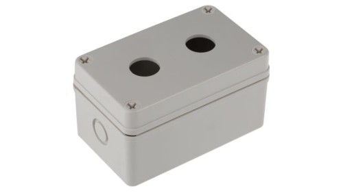 Obudowa kasety sterowniczej, Ø 22mm, 2-otworowa, IP66, RS PRO