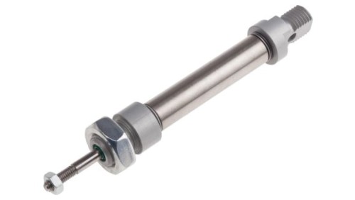 Siłownik dwustronnego działania ISO 6432 Ø 10mm, skok 25mm RS PRO