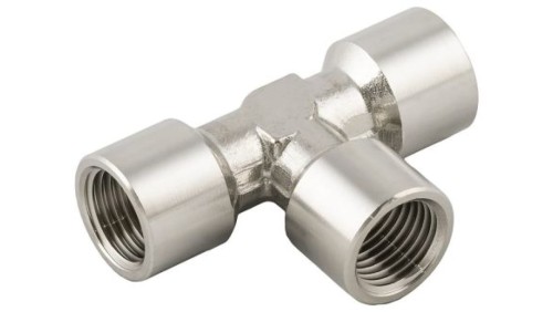 Pneumatyczny adapter teowy gwintowany, 140 barów
