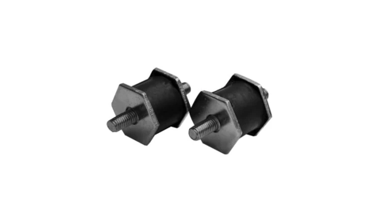 Mocowanie antywibracyjne, M8, Ø 20.7mm, H 19mm, 8, materiał: Guma naturalna 45 Shore A, RS PRO