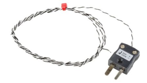 Termopara typ J do +250C 1m kabel 1m IEC