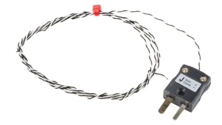 Termopara typ J do +250C 1m kabel 1m IEC