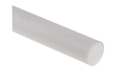 Pręt z fluorowego tworzywa sztucznego PTFE, Ø 15mm x 1m, kolor: Nieprzezroczyste