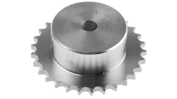 Koło łańcuchowe drabinkowe, 30 zębów, 06B-1, Pilot, śr otworu: 14mm, śr toczna: 91.12mm, Stal