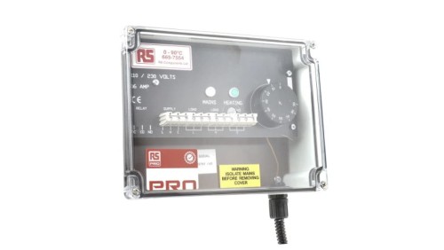 Termostat grzewczy 200 x 75 x 150mm, RS PRO