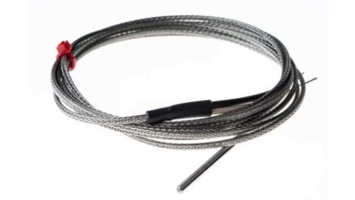 Termopara typ J do +350C 40mm kabel 2m, Włókno szklane IEC