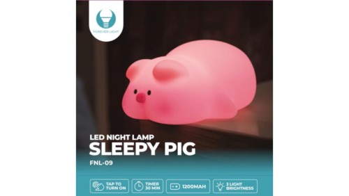 Lampka nocna LED ŚPIĄCA ŚWINKA FNL-09 Forever Light
