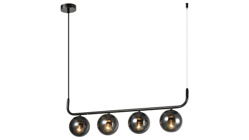 Lampa wisząca Alisa grafitowa smoked 4xE14 LP-005/4L grafit Light Prestige