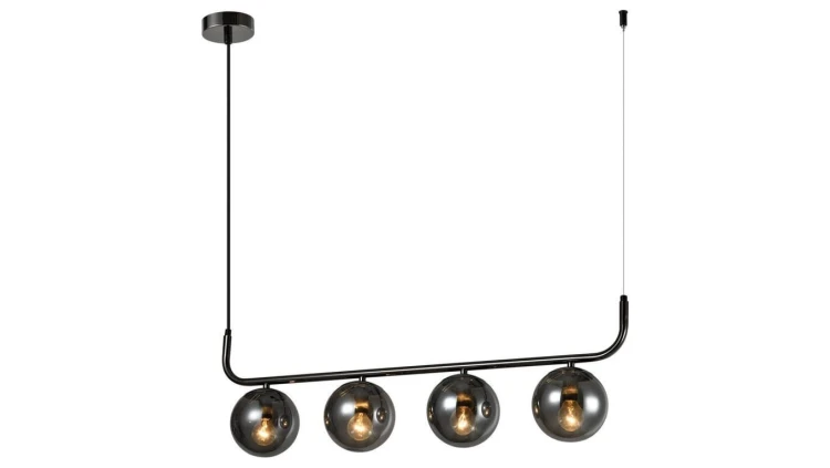 Lampa wisząca Alisa grafitowa smoked 4xE14 LP-005/4L grafit Light Prestige