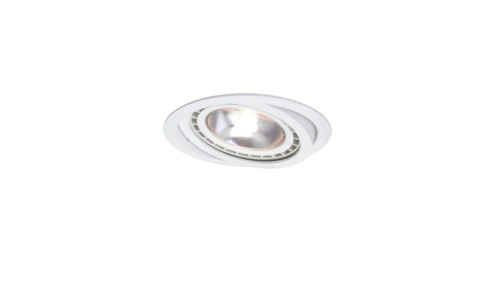 Oczko sufitowe NERO białe ruchome do salonu gwint AR111 LP-4424/1RS WH movable Light Prestige