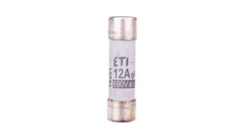 Wkładka bezpiecznikowa cylindryczna 14x51mm 12A gG 690V CH14 002630008