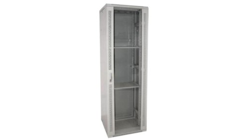 Szafa 19cali stojąca 42U 600x600 BETA RAL7035 szkło
