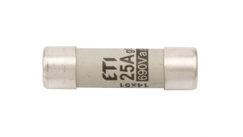 Wkładka bezpiecznikowa cylindryczna 14x51mm 25A gG 690V CH14 002630013