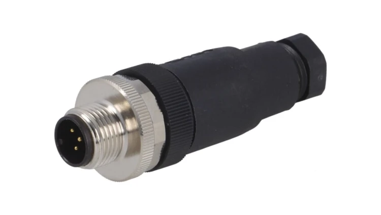Złącze okrągłe M12 męskie proste nieekranowane 5pin 60V PG7 T4111001051-000