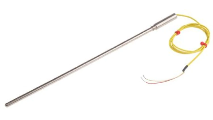 Termopara typ K do +1100C 250mm kabel 1m, Stal nierdzewna ANSI