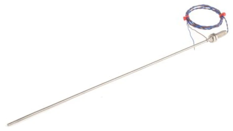 Termopara typ K do +1000C 300mm kabel 1m, Stal nierdzewna 316 IEC