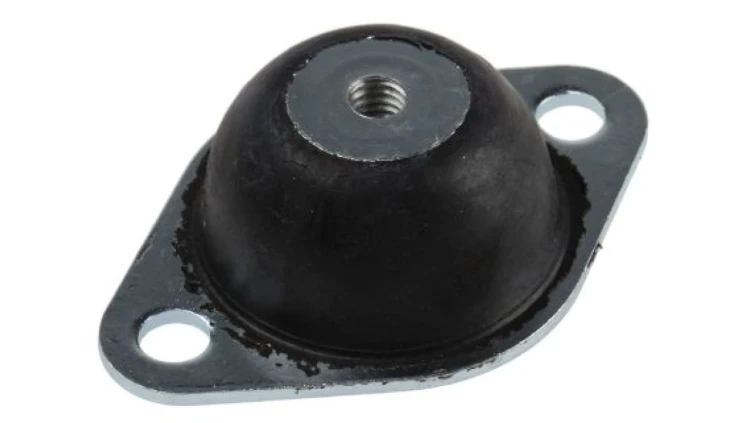 Mocowanie antywibracyjne, M6, Ø 64mm, 9, materiał: Guma naturalna 60 Shore A, RS PRO