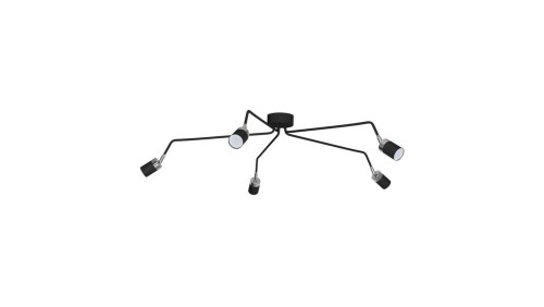 Lampa sufitowa JOKER BLACK 5xGU10 MLP1341 Milagro