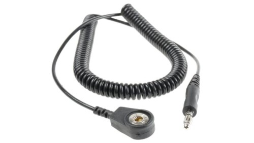 Przewód do opaski ESD, 4mm Tak, dł. przewodu 2m, RS PRO Pojedynczy przewód