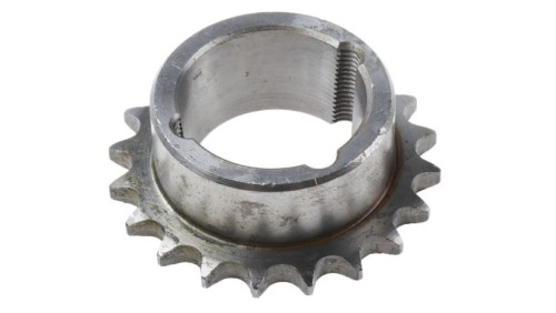 Koło łańcuchowe drabinkowe, 20 zębów, 06B-1, Nakrętka stożkowa, śr toczna: 60.89mm, Stal