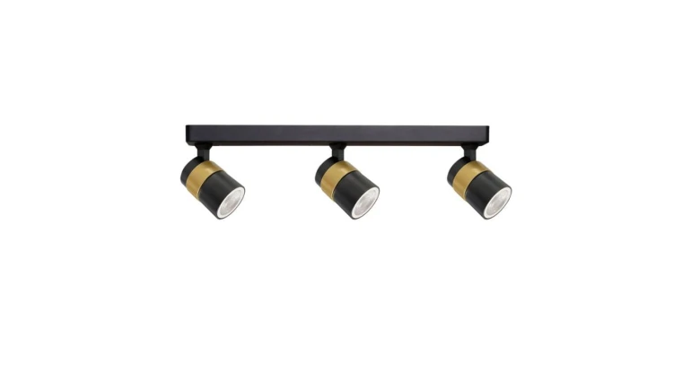 Lampa sufitowa spot Anillo 3 czarny LP-770/3W BK Light Prestige