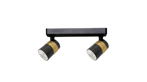 Lampa sufitowa spot Anillo 2 czarny LP-770/2W BK Light Prestige