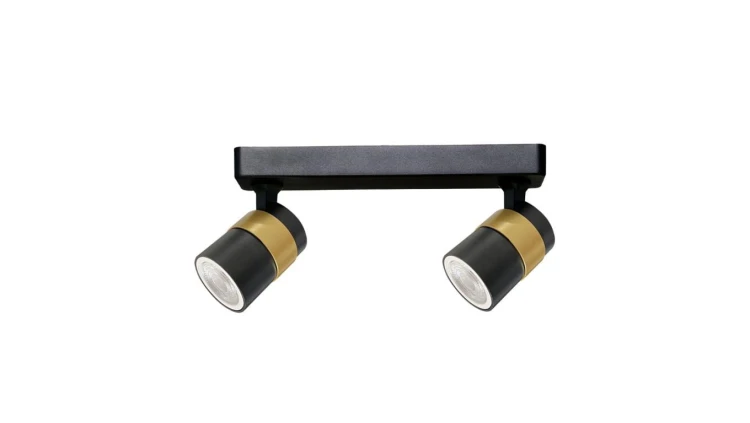 Lampa sufitowa spot Anillo 2 czarny LP-770/2W BK Light Prestige