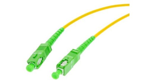 PATCHCORD ŚWIATŁOWODOWY SM 1M SIMPLEX 9/125, SC/APC-SC/APC 3MM