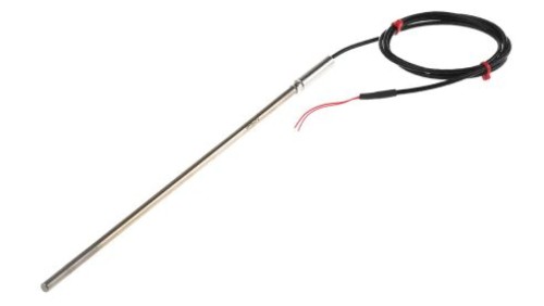 Termopara typ PT 100, -50C do +500C 250mm kabel 1m, Stal nierdzewna