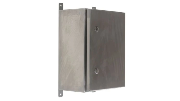 Szafka ścienna rozdzielcza, materiał: Stal nierdzewna typu 304, IP69K, 400 x 300 x 200mm, RS PRO