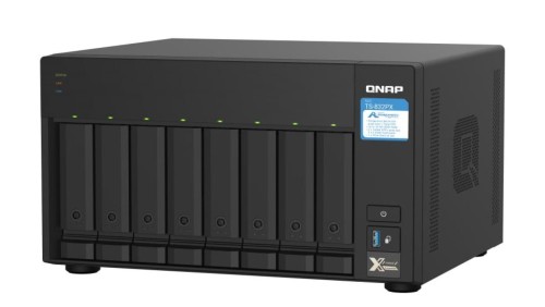 QNAP TS-832PX-4G 8-zatokowy serwer NAS, ARM, 4GB RAM, 2x 10GbE SFP+, 2x 2,5GbE RJ-45, Tower