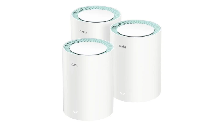 CUDY M1300(3-Pack) Mesh, WiFi 5, 2,4GHz/5GHz, Gigabit