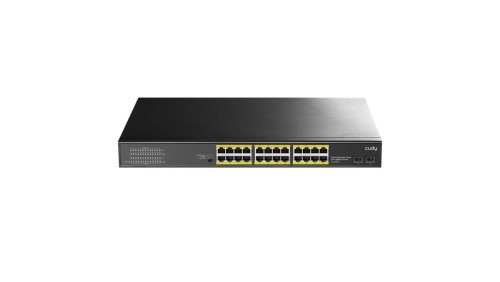 CUDY GS1028PS2 przełącznik sieciowy, 24-portowy, Gigabit, PoE+, 300W