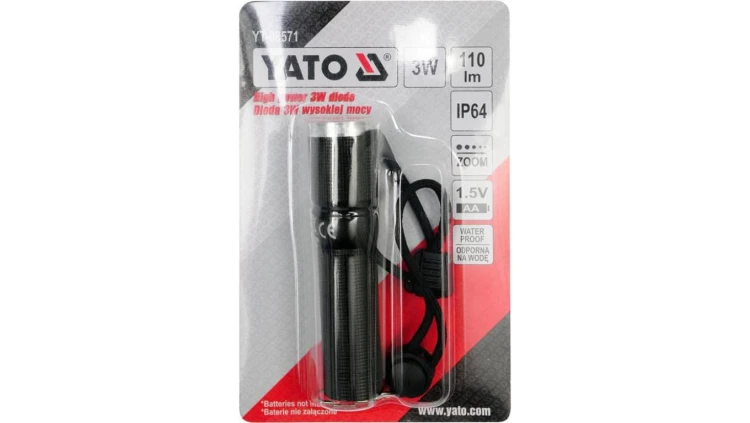 METALOWA LATARKA Z DIODĄ CREE 100*25MM