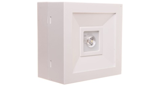 Oprawa awaryjna LOVATO N LED 3W 370lm (opt. otwarta) 3h jednozadaniowa AT biała LVNO/3W/B/3/SE/AT/WH