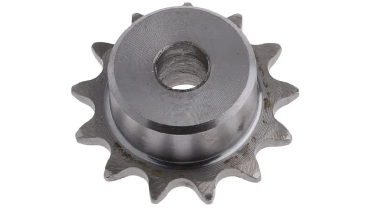 Koło łańcuchowe drabinkowe, 8 zębów, Pilot, śr otworu: 6mm, śr toczna: 20.9mm, Stal