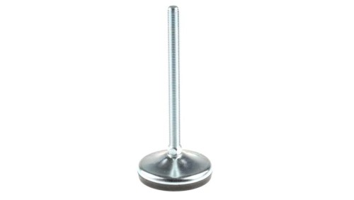 Podstawa poziomująca, Ø 80mm, M12, 185mm, 1000kg 70Shore A, RS PRO