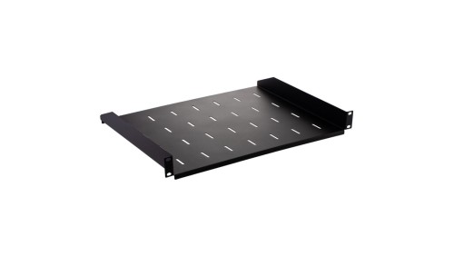 Półka stała do szafy RACK 19 cali 1U 350mm czarna
