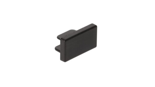 Zaślepka końcówka do szyny SEVA Cap Black, czarna EDO777414 EDO