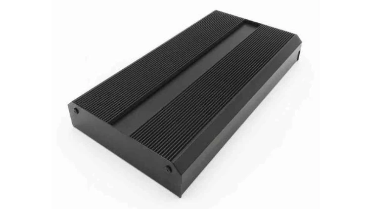 Obudowa radiatora Czarny IP40, 299 x 219 x 50mm, RS PRO