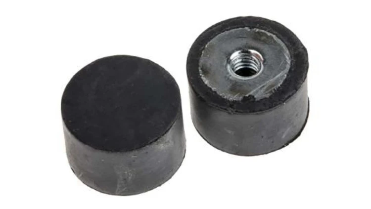 Nóżki antywibracyjne, M6, Ø 20mm, materiał: Stal nierdzewna 55Shore A, RS PRO /2 szt./