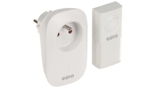 Dzwonek bezprzewodowy bezbateryjny z gniazem 230V AC WDP-91H2 AC 230V