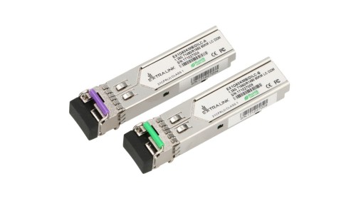 Moduł SFP WDM 1,25Gbps, 1490/1550nm, single mode, 80km, LC, DOM, para Extralink SFP 1.25G