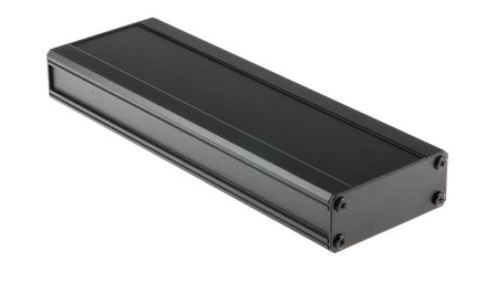 Obudowa radiatora Czarny IP40, 300 x 100 x 41mm, RS PRO
