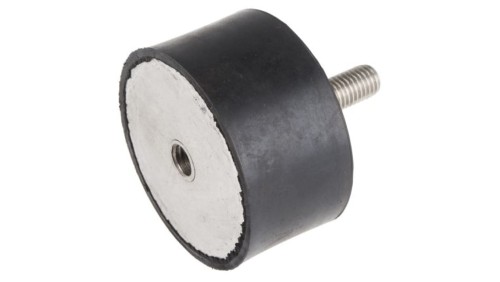 Mocowanie antywstrząsowe, M12, Ø 75mm, materiał: Guma naturalna 60Shore A, RS PRO